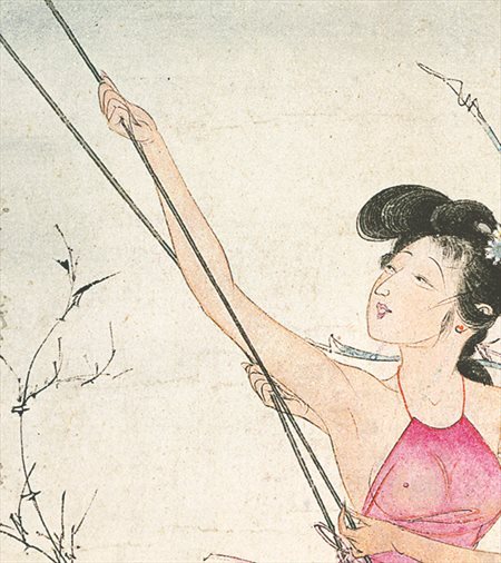 勉县-胡也佛的仕女画和最知名的金瓶梅秘戏图